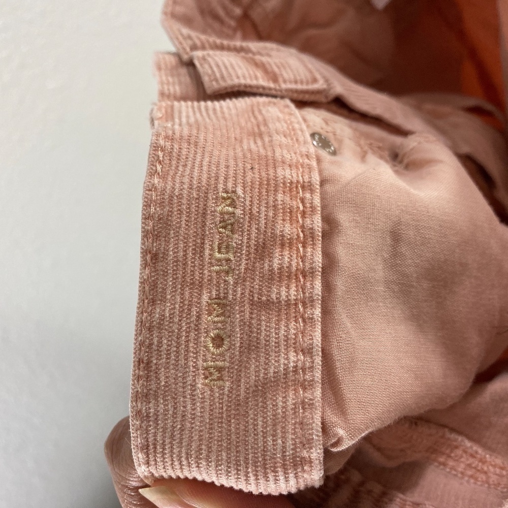 American Eagle Corduroy Mom High Waist Pants SZ 4 - Picture 8 of 9